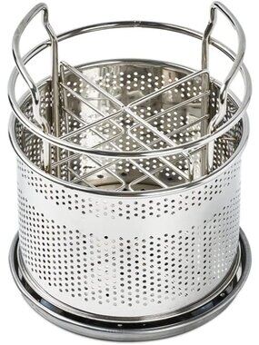 New Stainless Steel Silverware Drying Basket 4-Compartment Holder Drain Board
